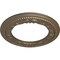 Ekena Millwork Roped Medway Ceiling Medallion (Canopies up to 7 1/2"), 12 1/4"OD x 7 1/2"ID x 7/8"P, Warm Silver CM12MEWSS - alternate 2